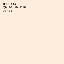 #FEEDDC - Derby Color Image