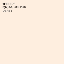 #FEEEDF - Derby Color Image