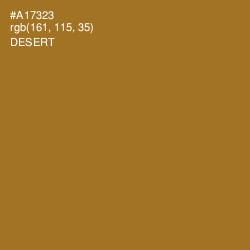 #A17323 - Desert Color Image