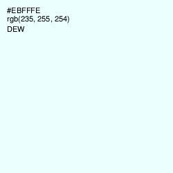 #EBFFFE - Dew Color Image