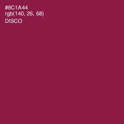 #8C1A44 - Disco Color Image
