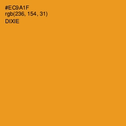#EC9A1F - Dixie Color Image