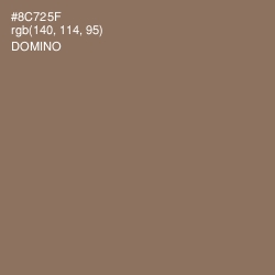 #8C725F - Domino Color Image