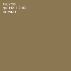 #8C7753 - Domino Color Image