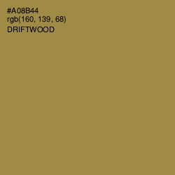 #A08B44 - Driftwood Color Image
