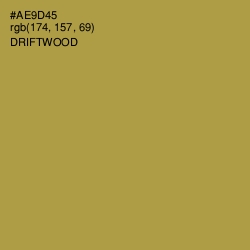#AE9D45 - Driftwood Color Image