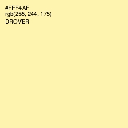 #FFF4AF - Drover Color Image