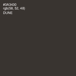 #3A3430 - Dune Color Image