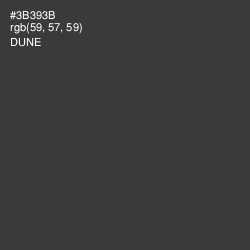 #3B393B - Dune Color Image