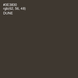 #3E3830 - Dune Color Image