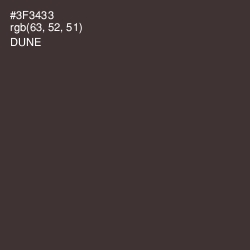 #3F3433 - Dune Color Image