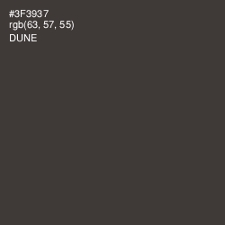 #3F3937 - Dune Color Image