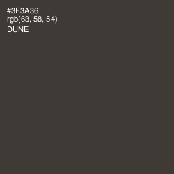 #3F3A36 - Dune Color Image