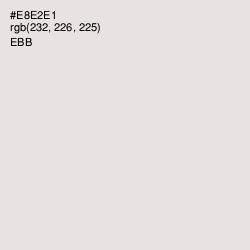 #E8E2E1 - Ebb Color Image