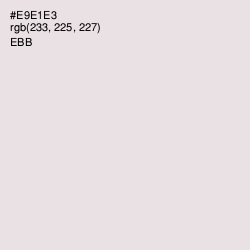 #E9E1E3 - Ebb Color Image