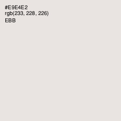 #E9E4E2 - Ebb Color Image