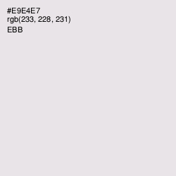 #E9E4E7 - Ebb Color Image