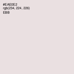 #EAE0E2 - Ebb Color Image
