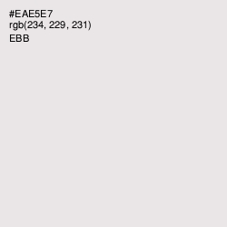 #EAE5E7 - Ebb Color Image