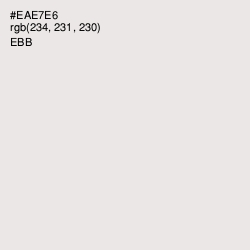 #EAE7E6 - Ebb Color Image