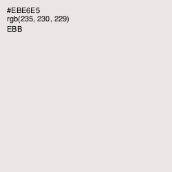 #EBE6E5 - Ebb Color Image