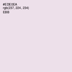 #EDE0EA - Ebb Color Image