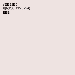 #EEE3E0 - Ebb Color Image