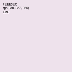 #EEE3EC - Ebb Color Image