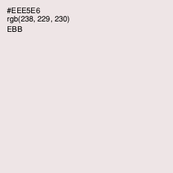 #EEE5E6 - Ebb Color Image
