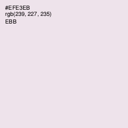 #EFE3EB - Ebb Color Image