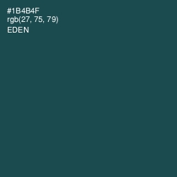 #1B4B4F - Eden Color Image