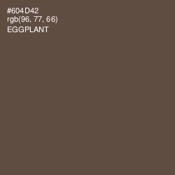 #604D42 - Eggplant Color Image