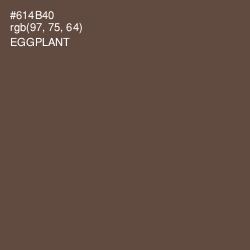 #614B40 - Eggplant Color Image
