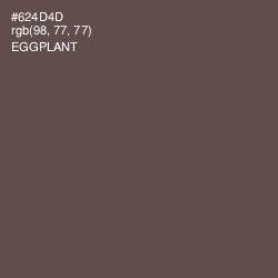 #624D4D - Eggplant Color Image