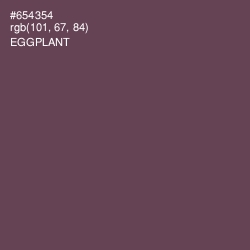 #654354 - Eggplant Color Image