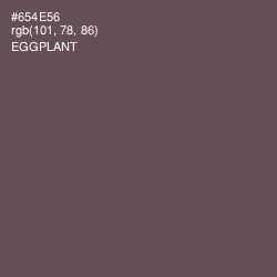 #654E56 - Eggplant Color Image
