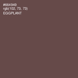 #664949 - Eggplant Color Image