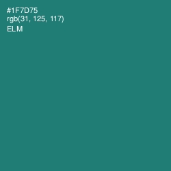 #1F7D75 - Elm Color Image