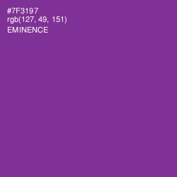 #7F3197 - Eminence Color Image