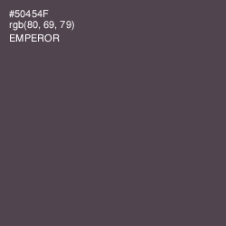 #50454F - Emperor Color Image
