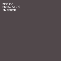 #50484A - Emperor Color Image