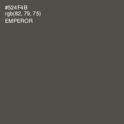 #524F4B - Emperor Color Image