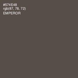 #574E48 - Emperor Color Image