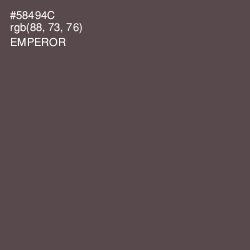 #58494C - Emperor Color Image