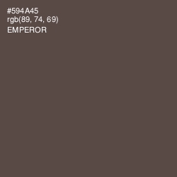 #594A45 - Emperor Color Image