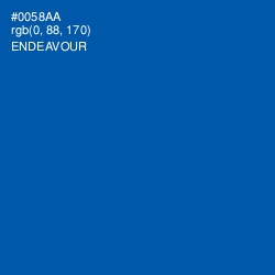 #0058AA - Endeavour Color Image