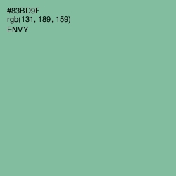 #83BD9F - Envy Color Image