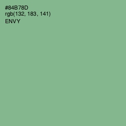 #84B78D - Envy Color Image