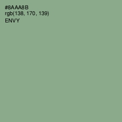 #8AAA8B - Envy Color Image