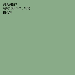 #8AAB87 - Envy Color Image